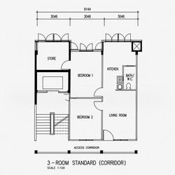 Blk 117 Commonwealth Drive (Queenstown), HDB 3 Rooms #589632941